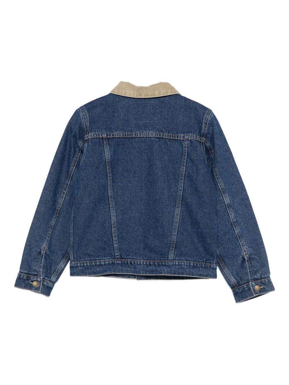 LEVIS Giacca in denim con colletto a coste
