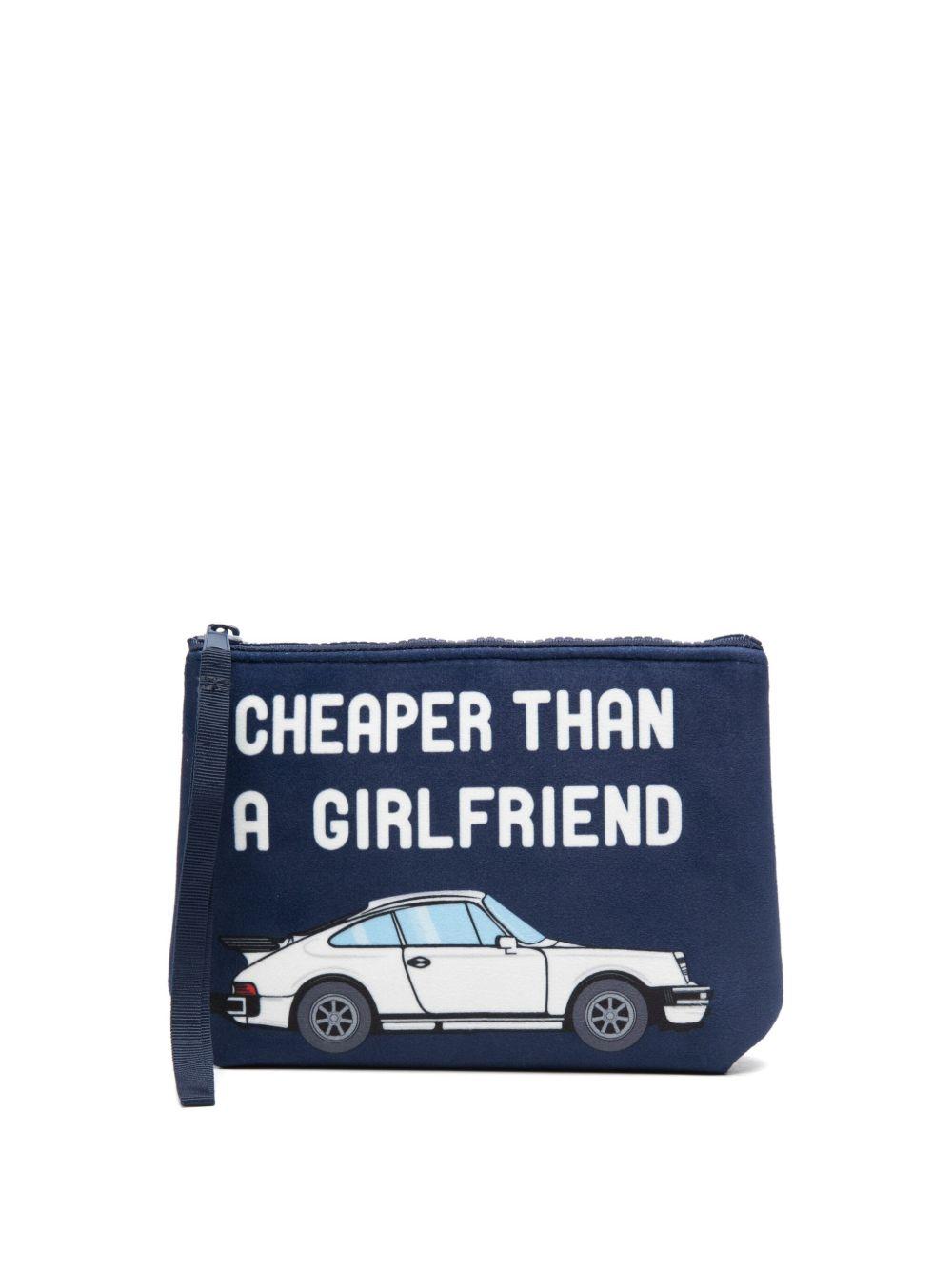 MC2 SAINT BARTH Pochette Aline 'Cheaper than a girlfriend'