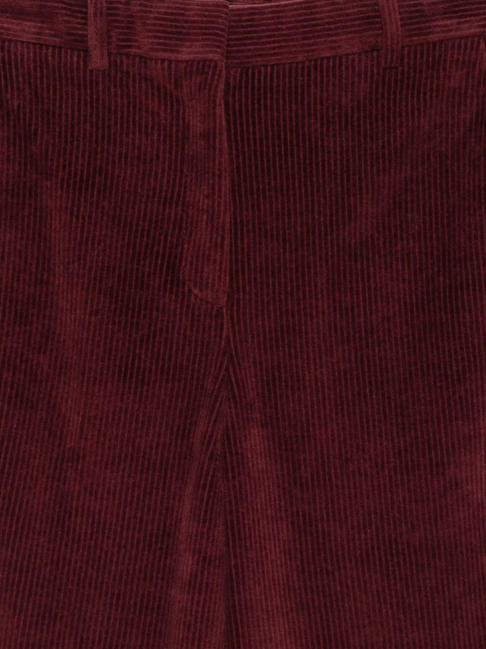 CIRCOLO 1901 Pantaloni in velluto a coste color bordeaux