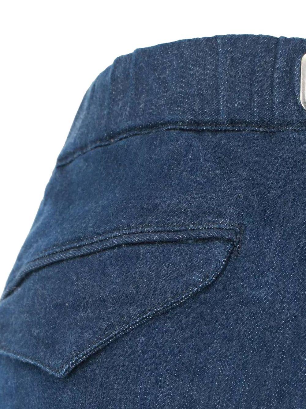 WHITE SAND Pantaloni dritti con fibbia