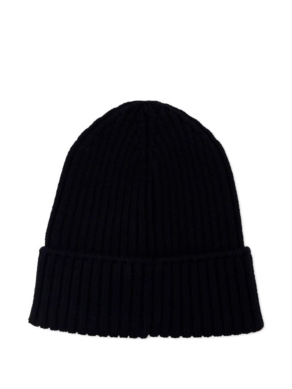 MONCLER Berretto in lana con logo