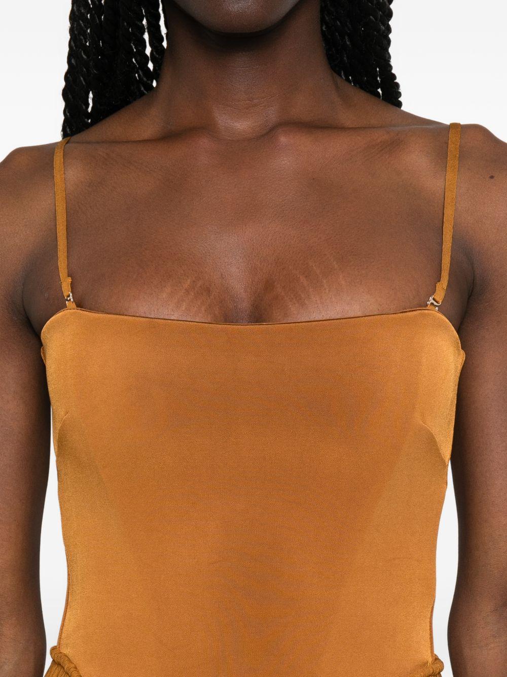 ZIMMERMANN Tuta lunga elegante color senape