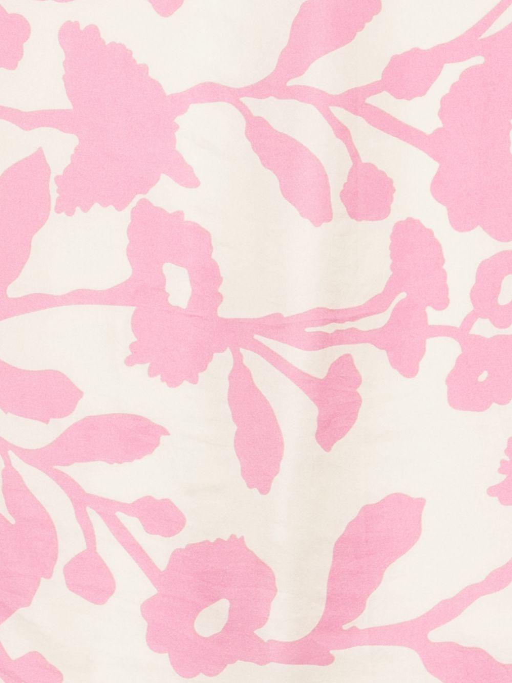 SGOMBERO CANTINE Foulard Ariete con stampa floreale rosa