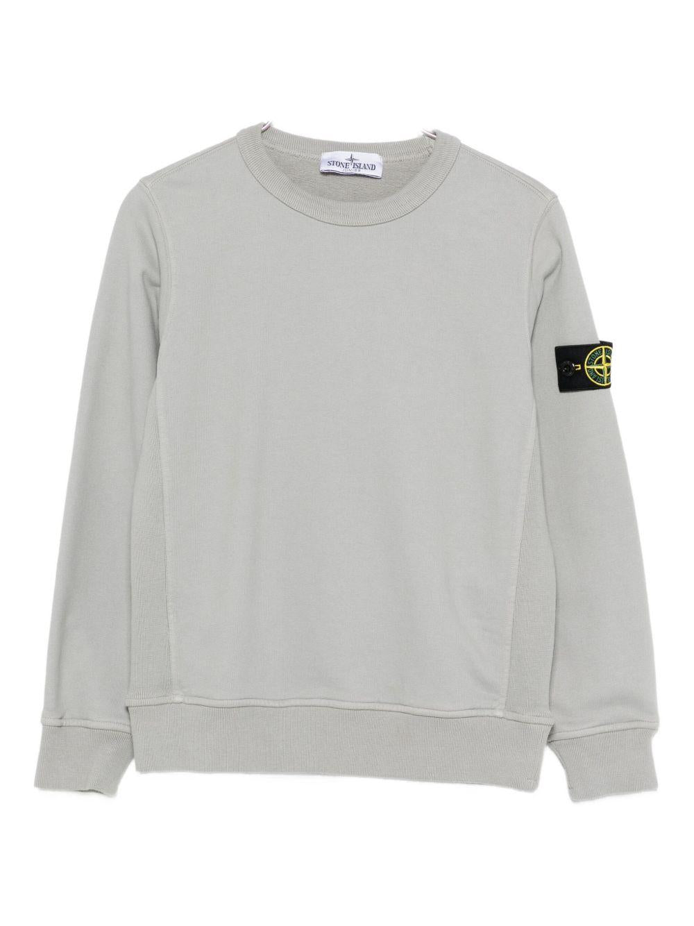 STONE ISLAND Felpa girocollo con logo