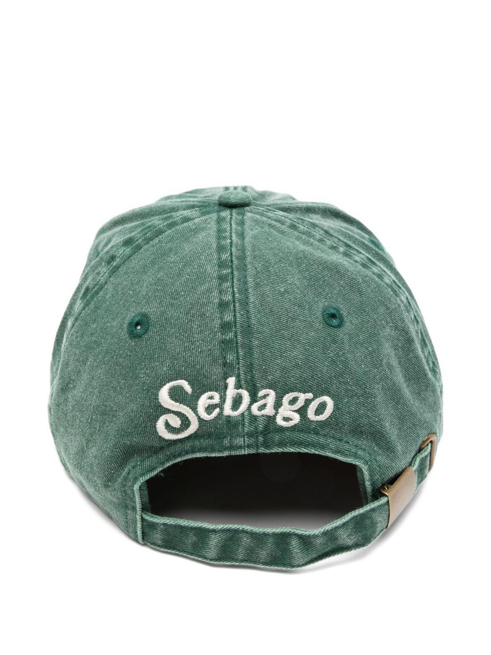 SEBAGO Cappello da baseball in cotone con ricamo