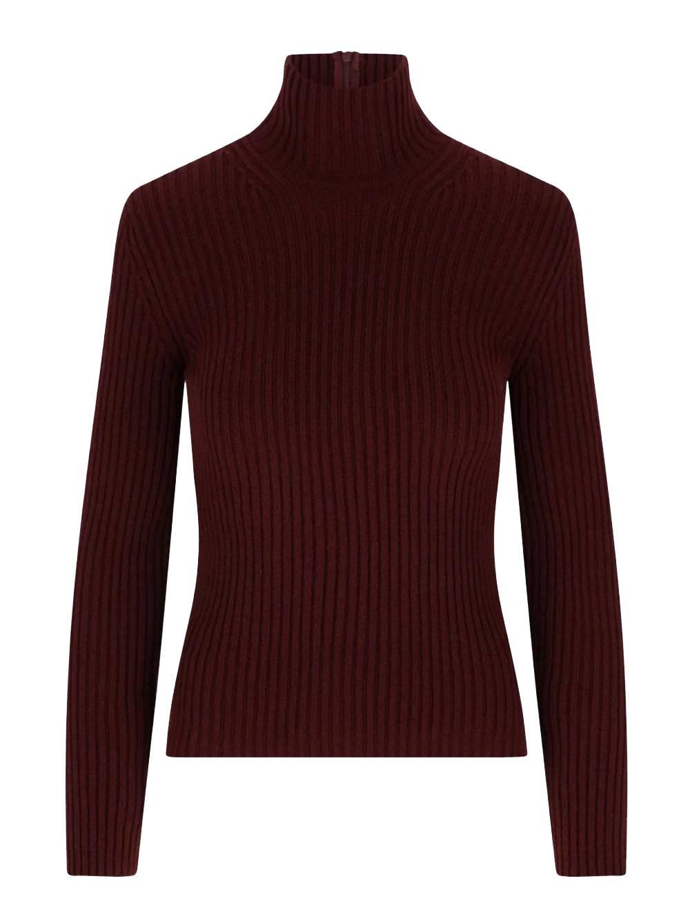 MAX MARA Maglia dolcevita Aral bordeaux
