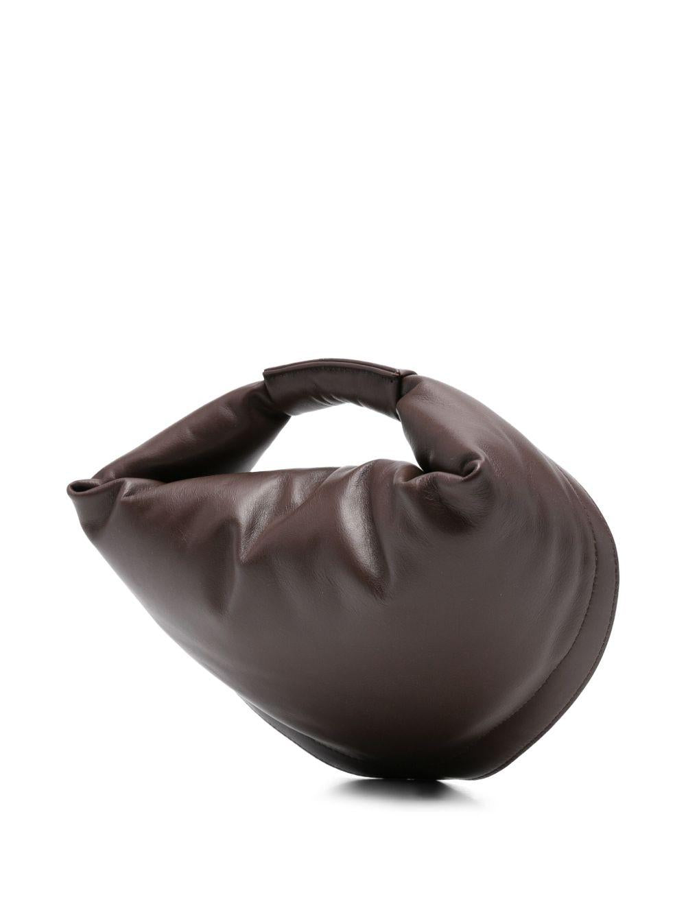 FEDERICO CINA Midi Tortellino bag in pelle rossa