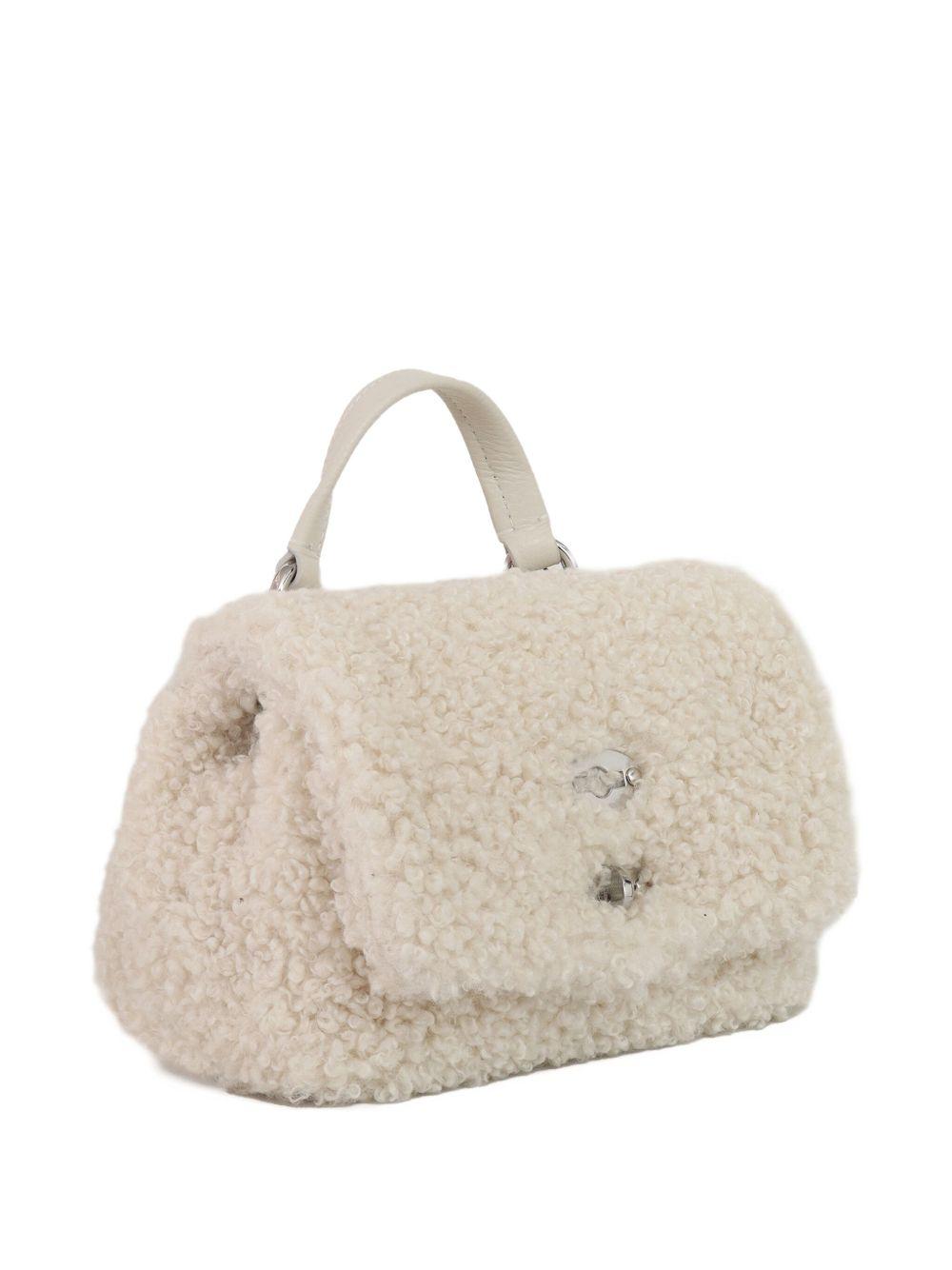 ZANELLATO Borsa a mano 'Postina Baby' in tessuto teddy