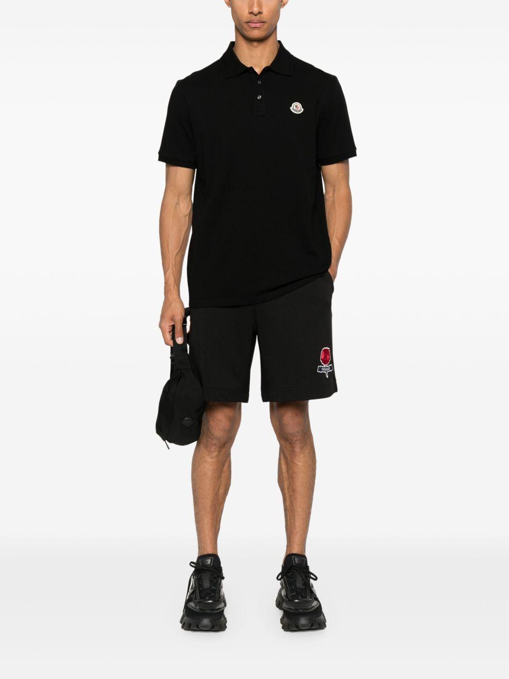 MONCLER Polo in cotone con logo