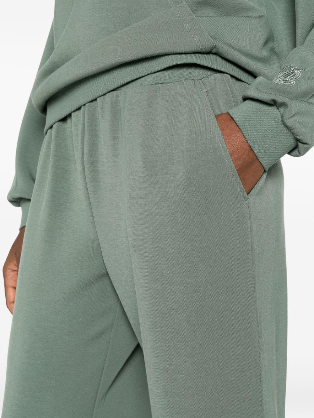 LIUJO Felpa con zip verde muschio