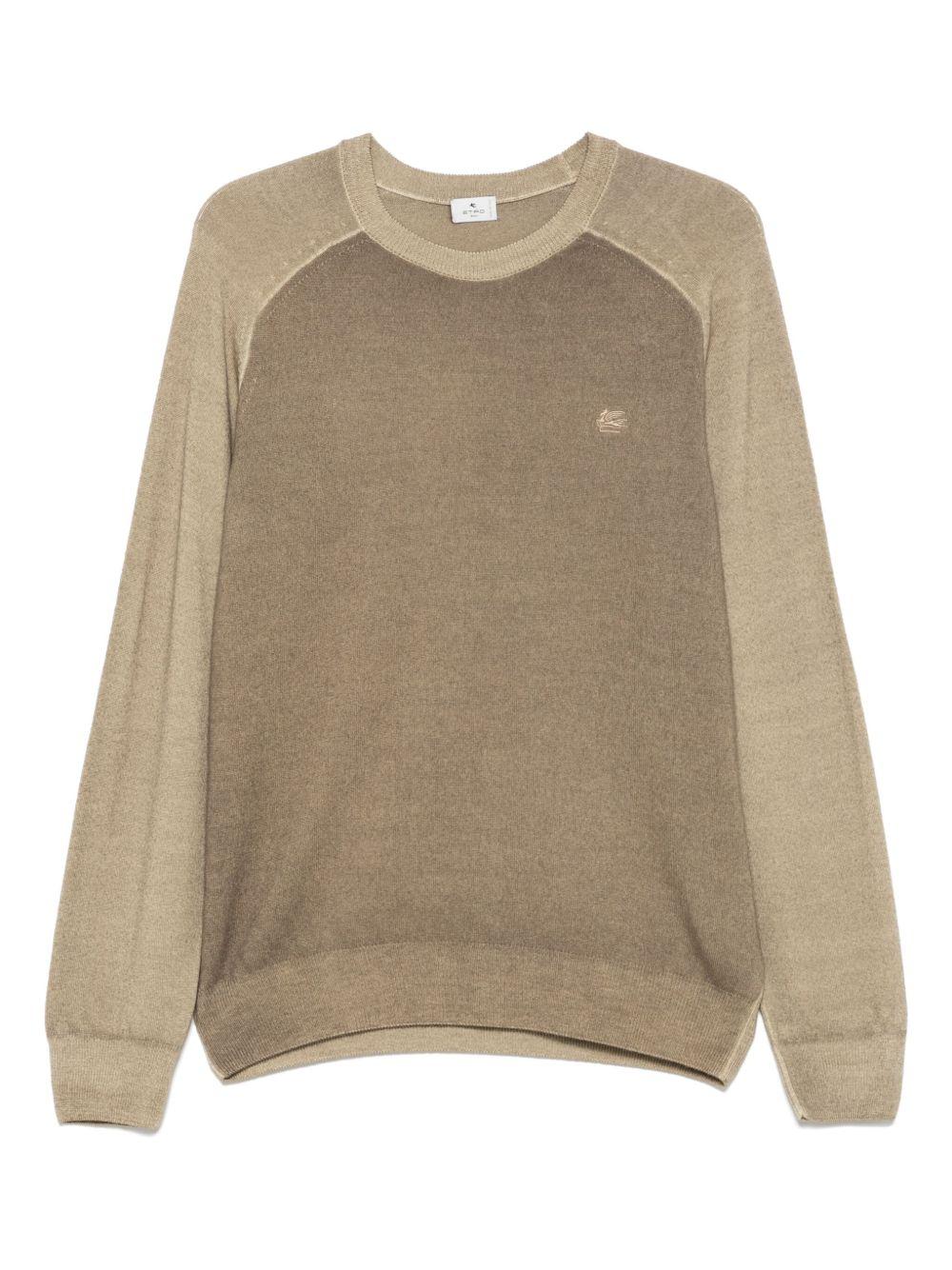 ETRO Maglione in lana marrone