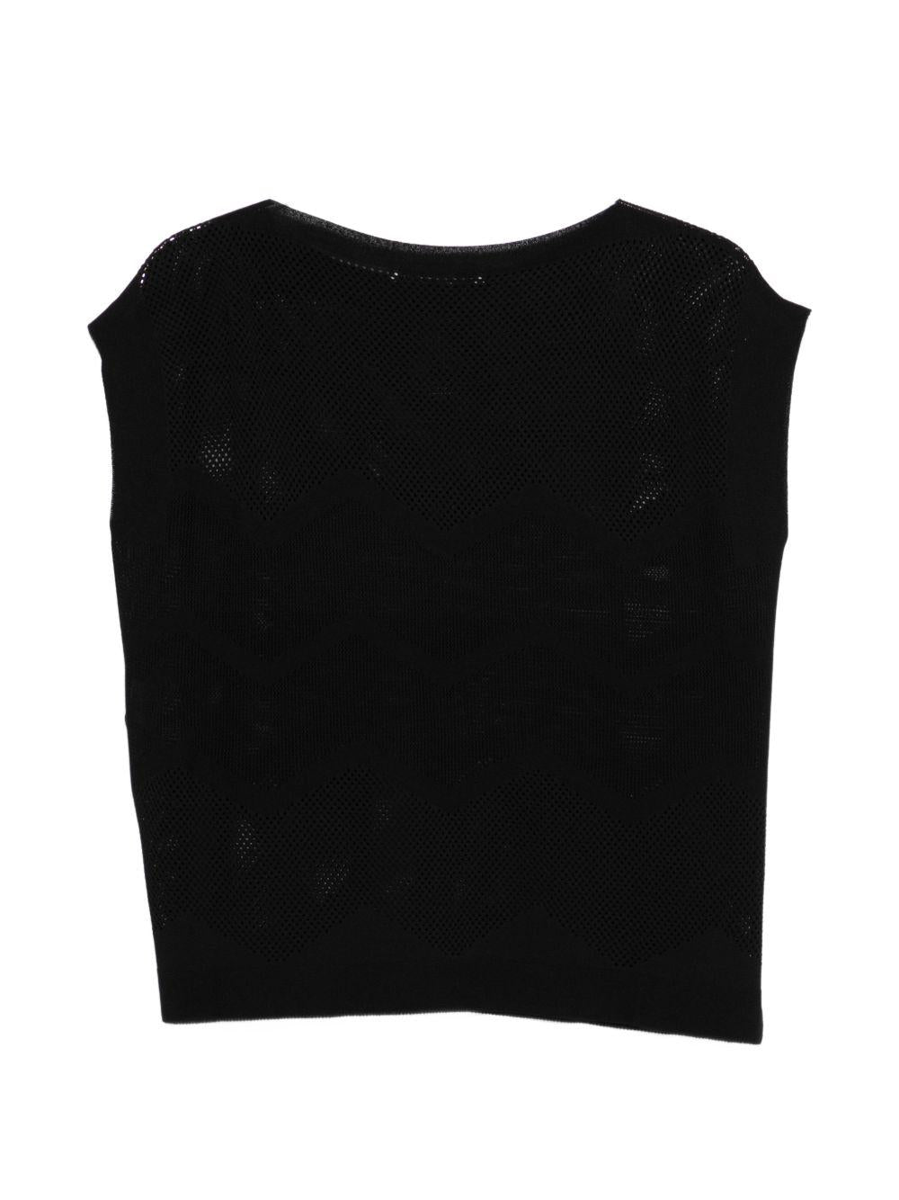 D EXTERIOR Gilet in maglia nero