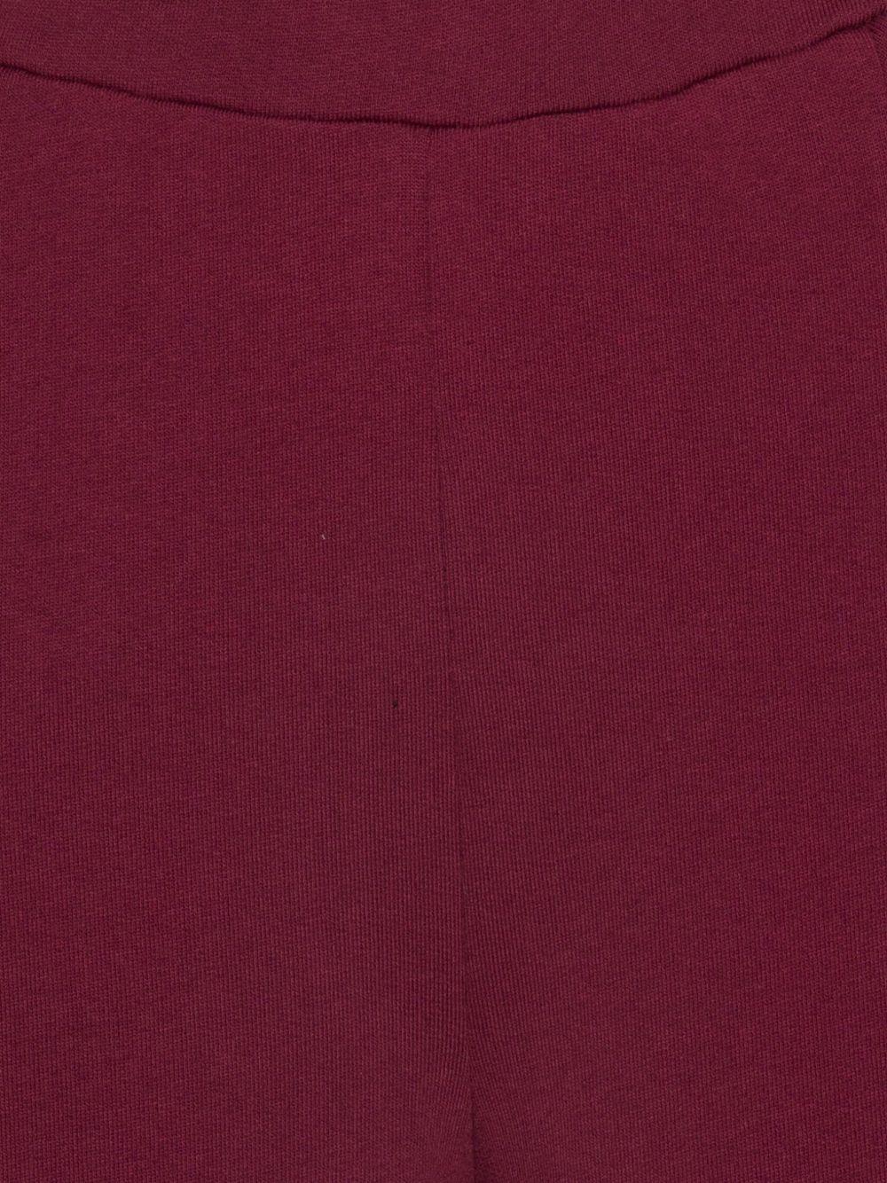 ROTATE Pantaloni sportivi tuta burgundy