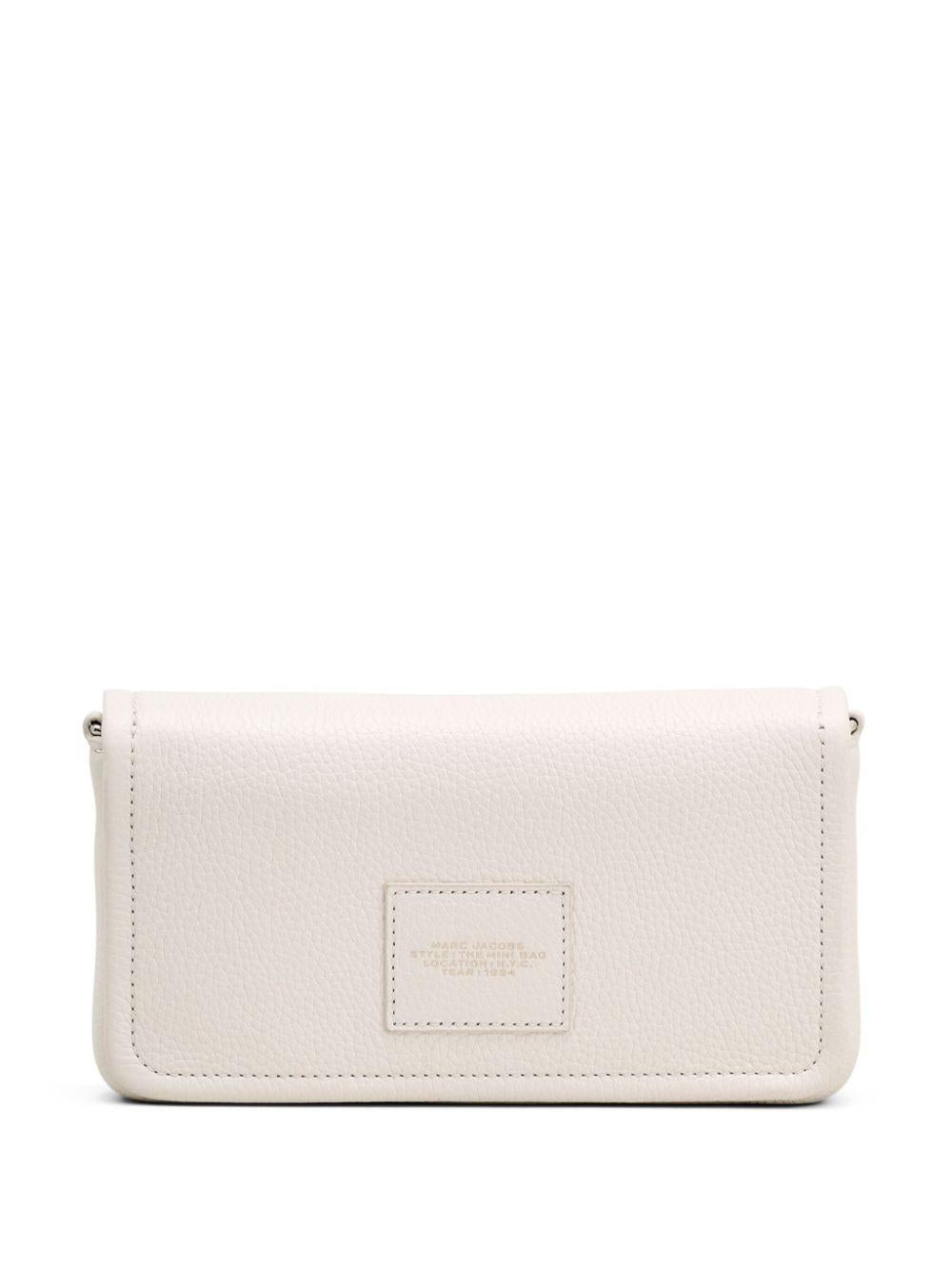 MARC JACOBS Borsa a tracolla 'The Leather Mini' bianca