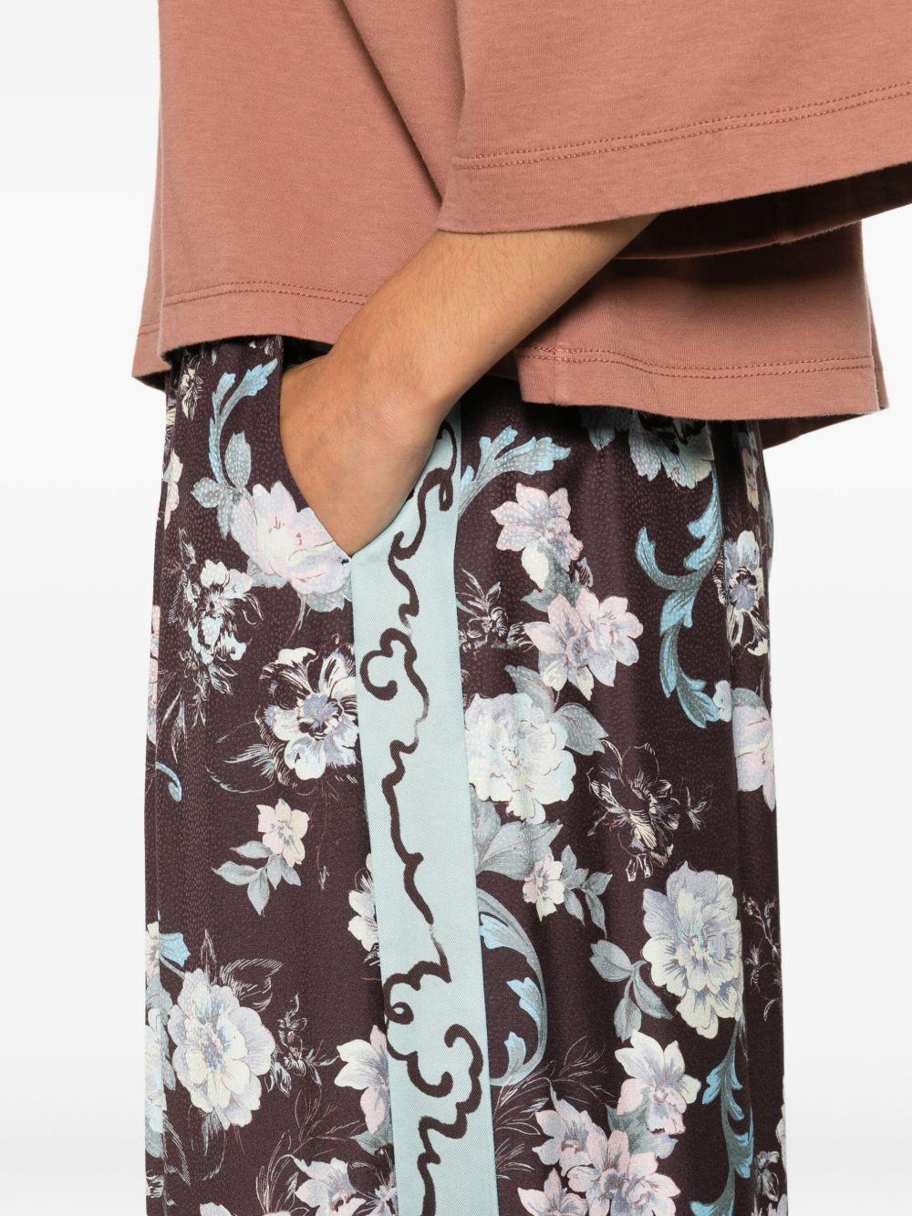 FORTE FORTE Pantaloni ampi fantasia