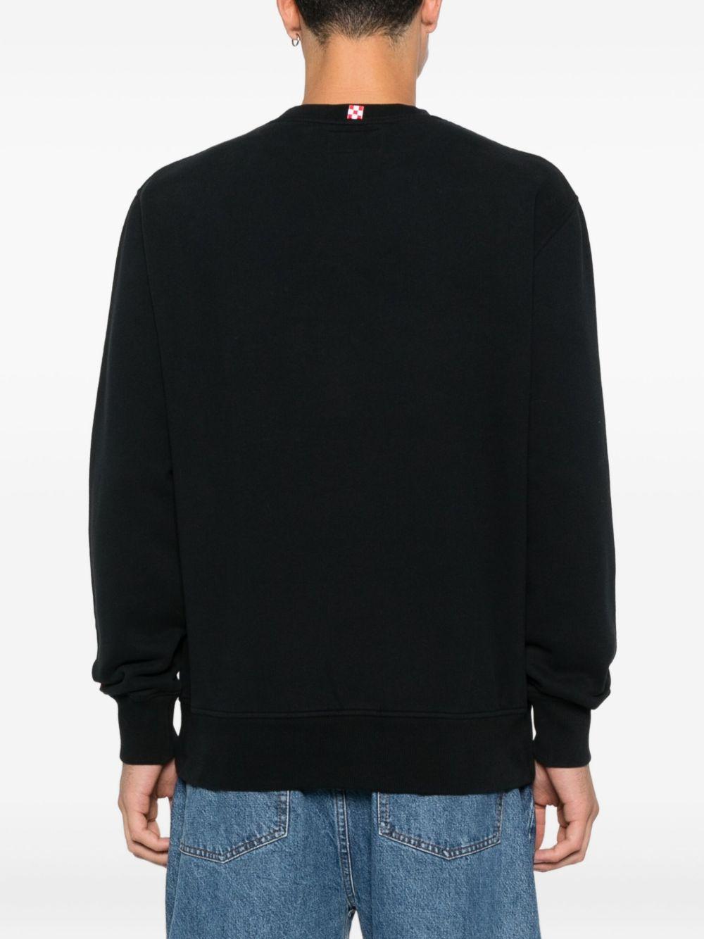 MC2 SAINT BARTH Felpa nera 'Soho'