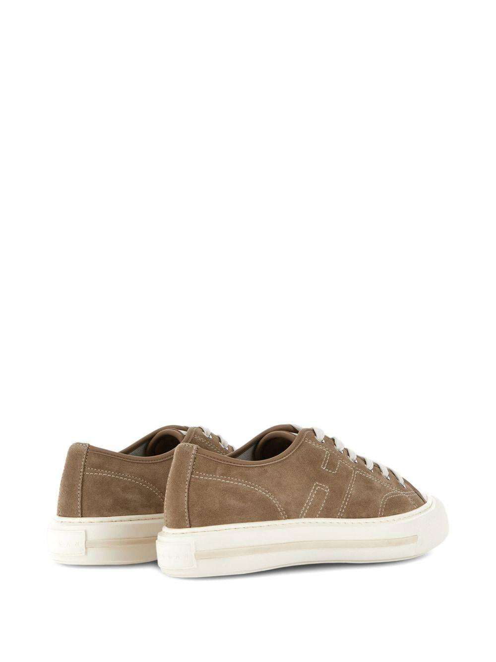 HOGAN Sneakers H691 in suede color nocciola