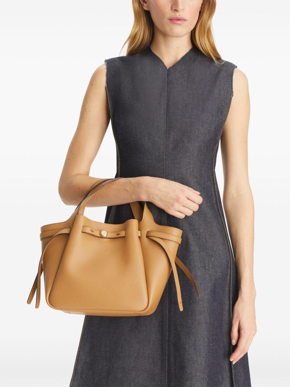 TORY BURCH Borsa a mano Romy in pelle martellata con tracolla rimovibile