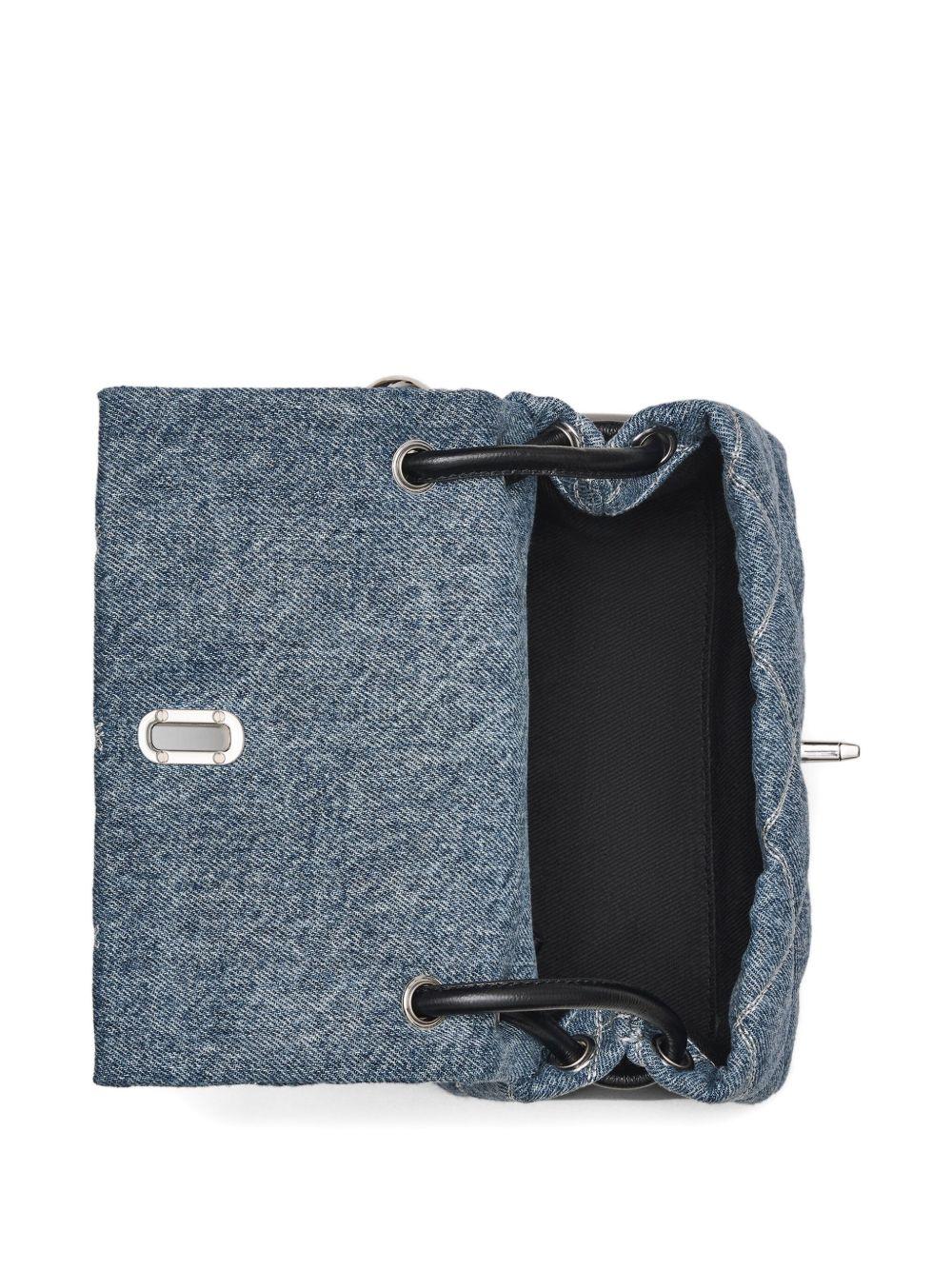 MARC JACOBS Borsa 'The Quilted Denim Mini Dual Shoulder Bag'