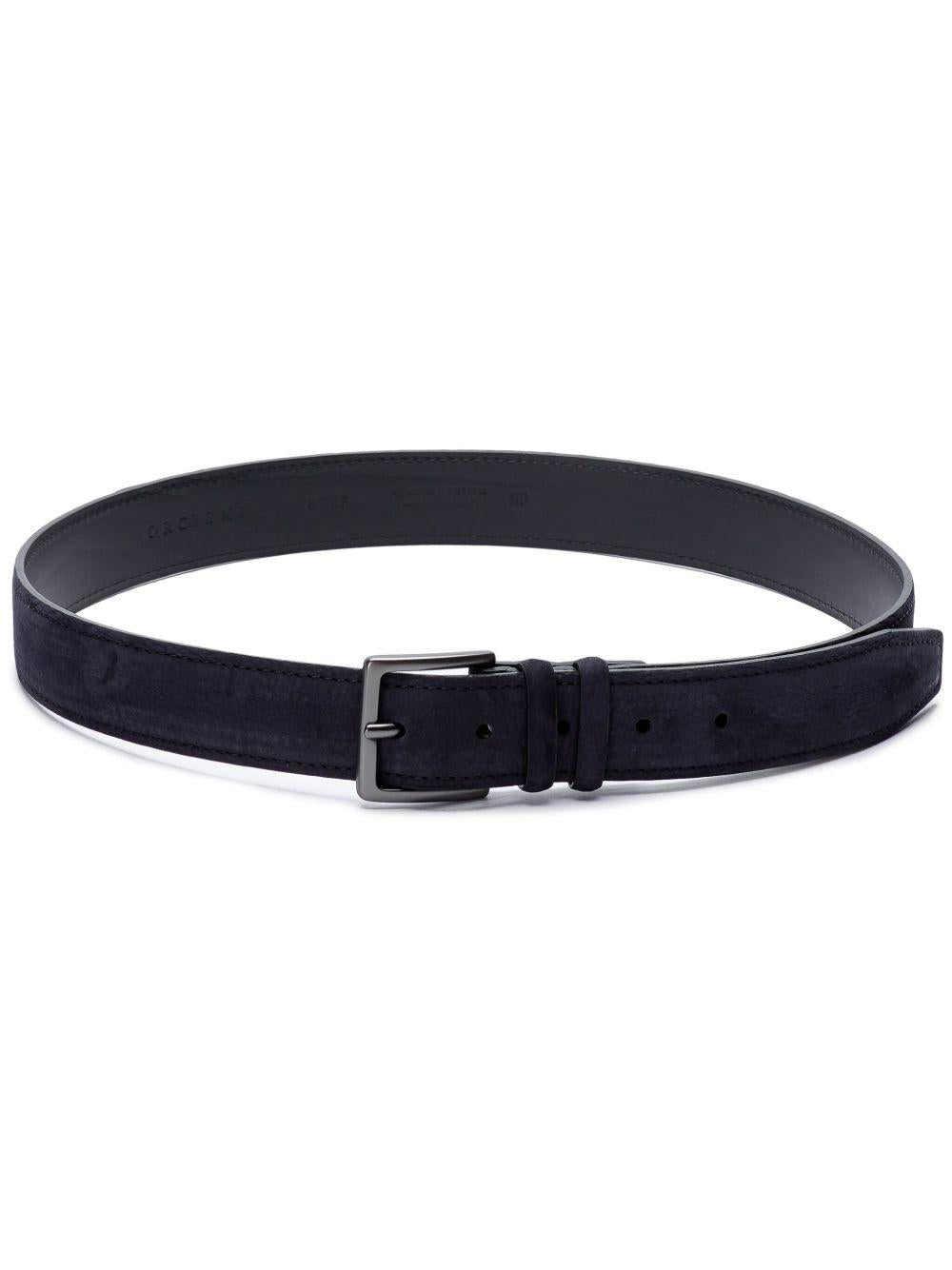 ORCIANI Cintura Nabucco in camoscio blu
