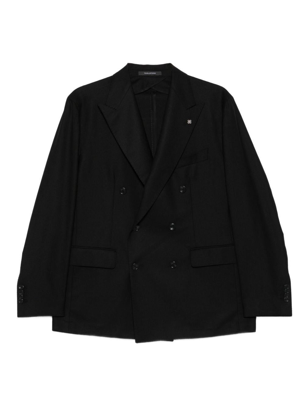 TAGLIATORE Blazer nero con tasche