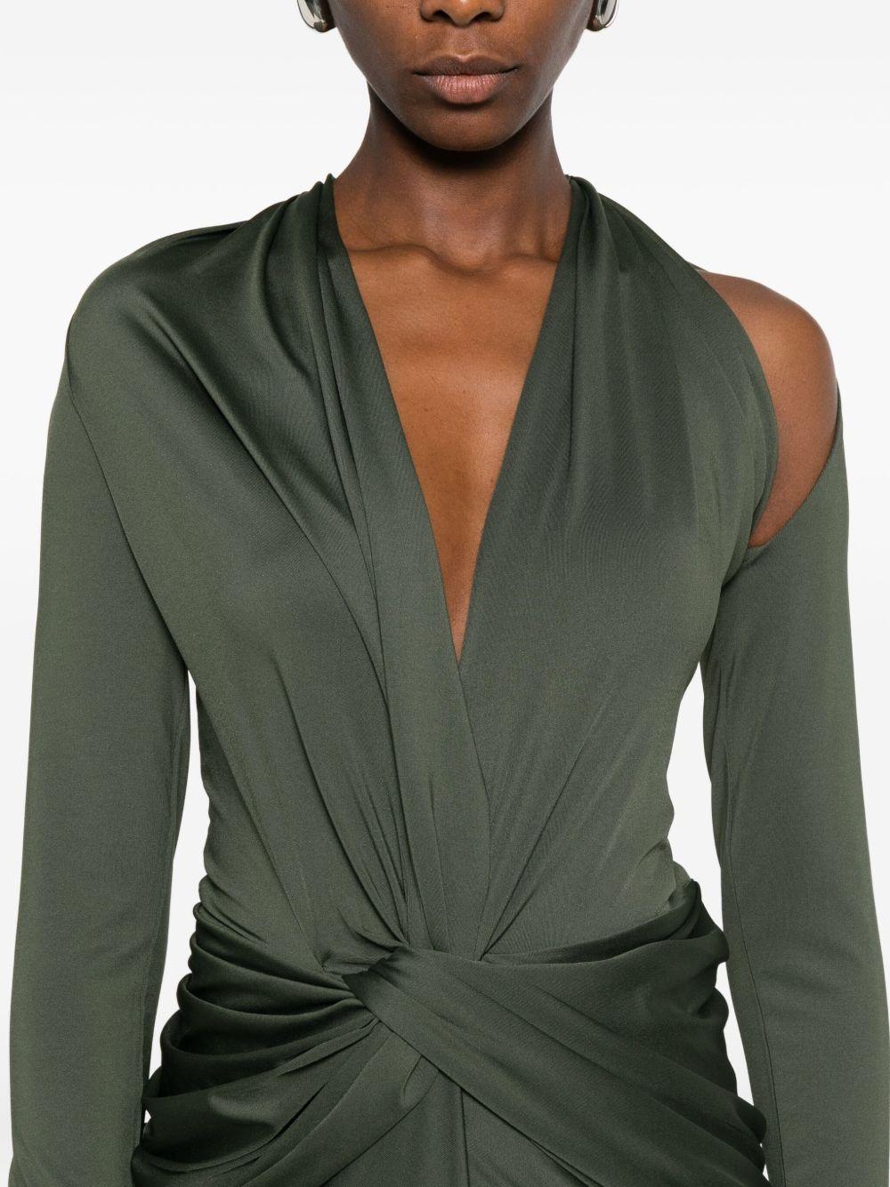 VICTORIA BECKHAM Abito lungo cut-out