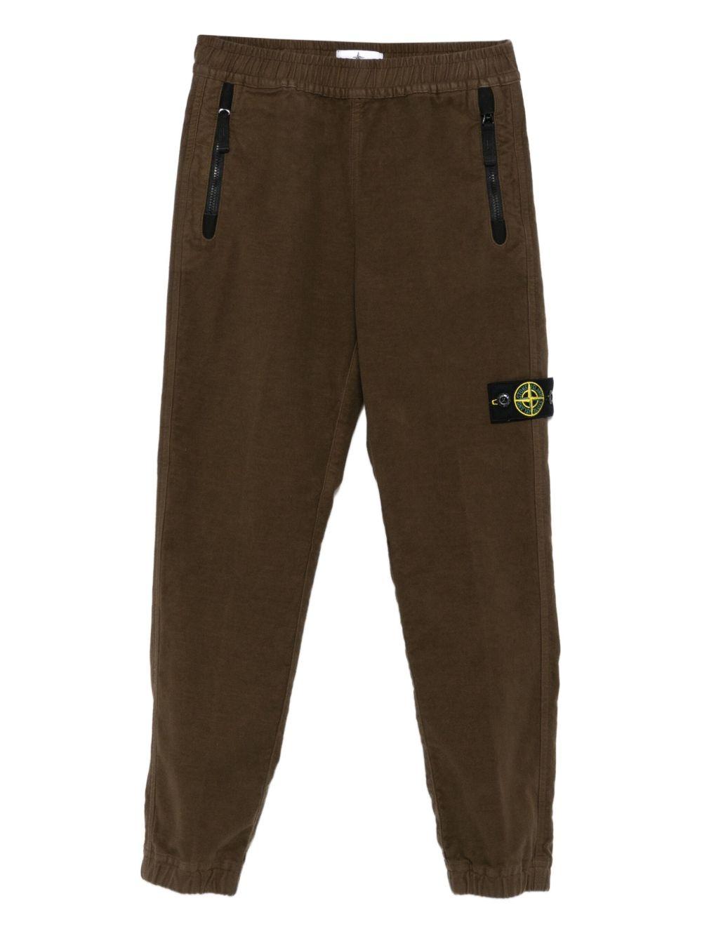 STONE ISLAND Pantaloni sportivi con logo