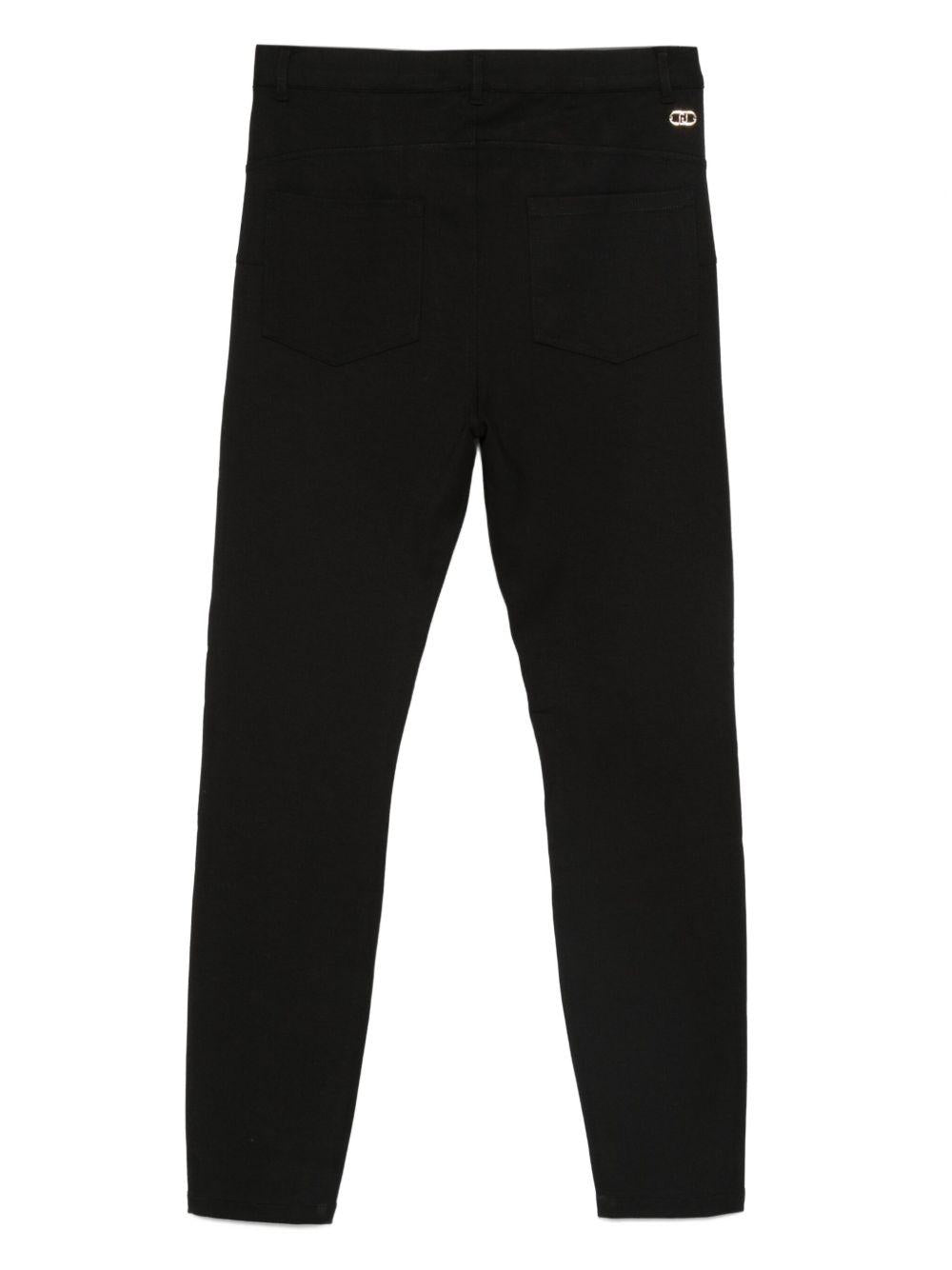 LIUJO Pantaloni neri con logo