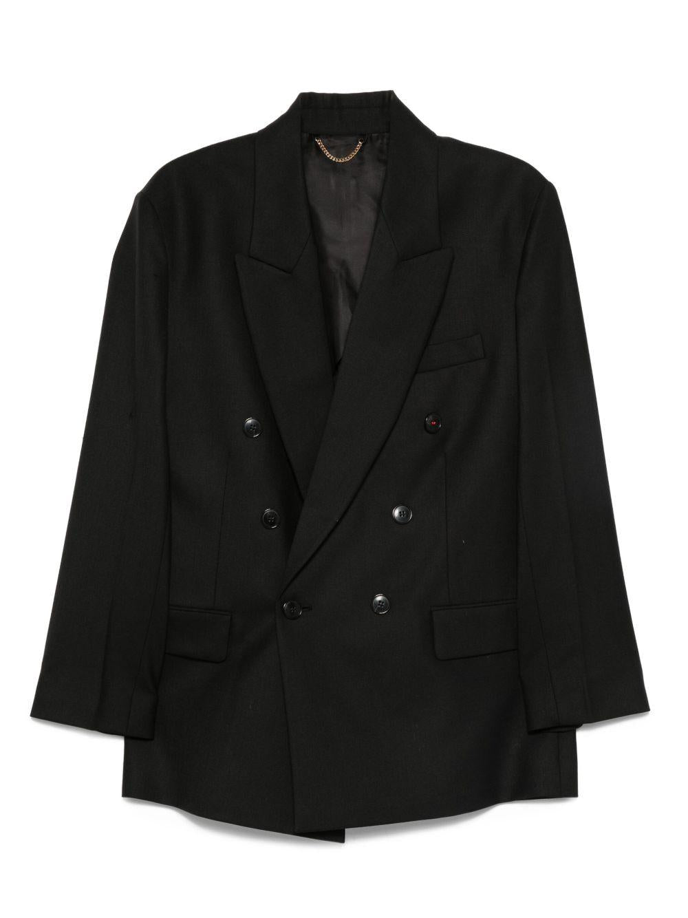 VICTORIA BECKHAM Blazer doppiopetto nero