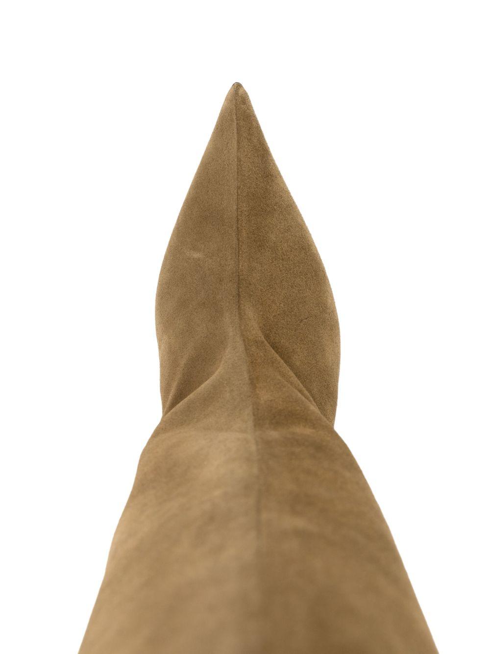 THE ATTICO Stivale 'Lea' verde militare