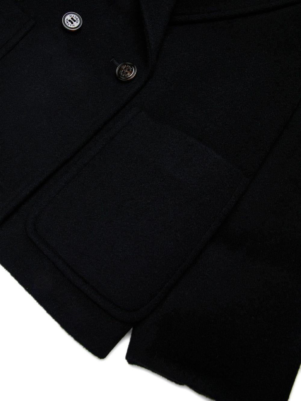 MAX e CO Cappotto corto in lana nero