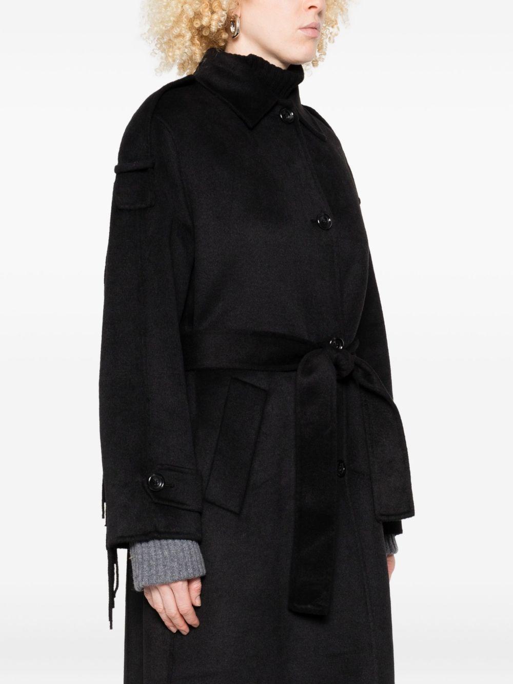 LIUJO Cappotto lungo con frange