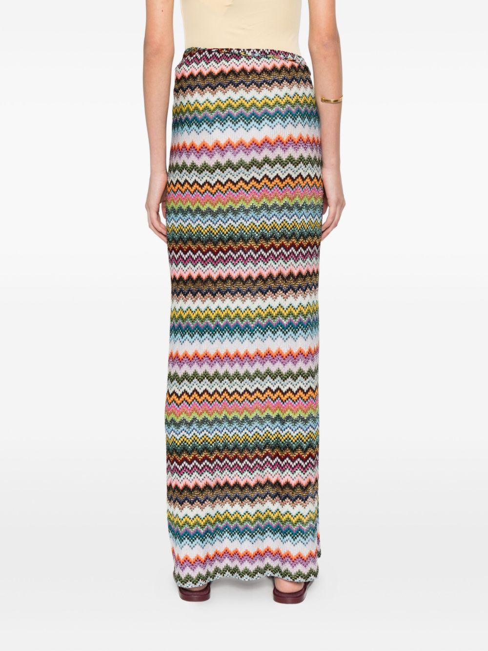MISSONI Gonna lunga zig zag muticolore