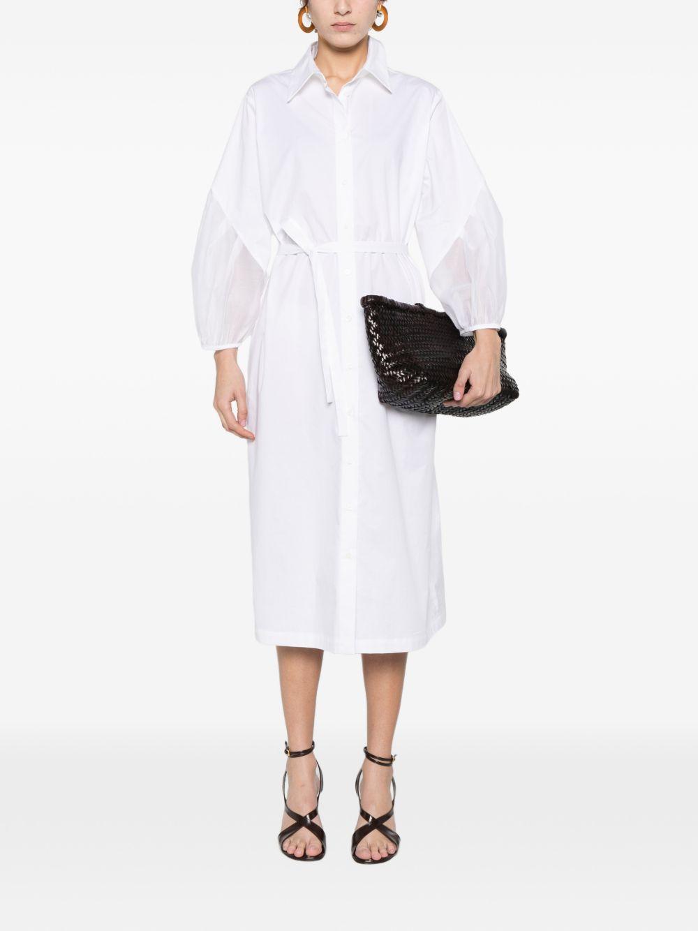 PESERICO Abito bianco con cintura