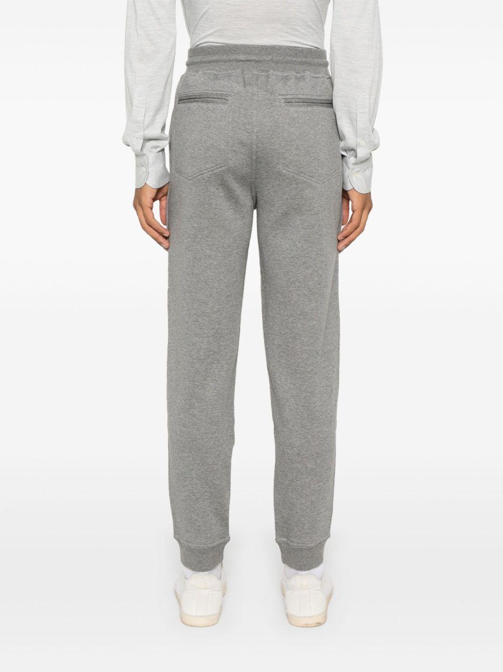 BRUNELLO CUCINELLI Pantaloni tuta sportivi in grigio mélange