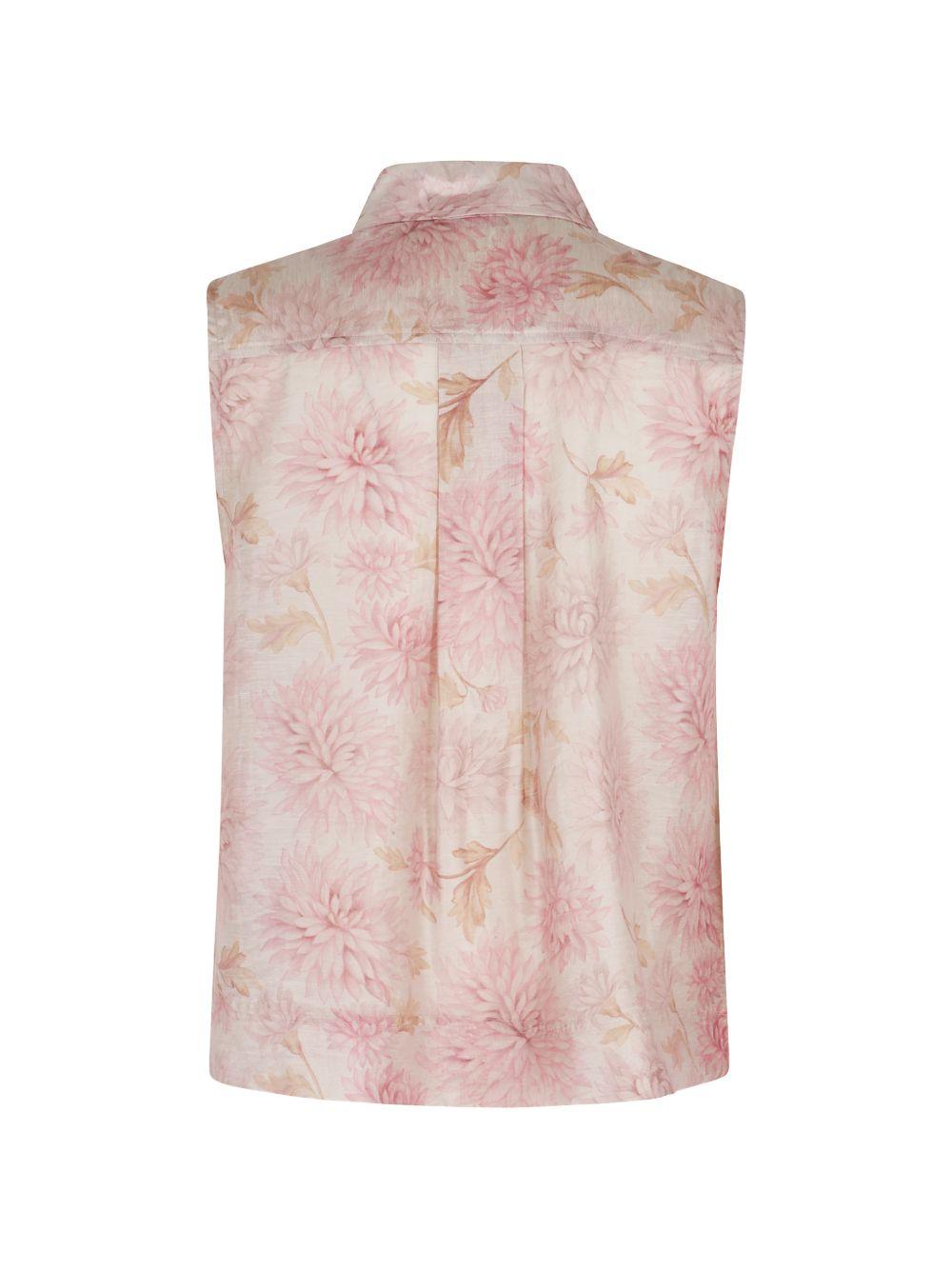 SEVENTY Top senza maniche con colletto