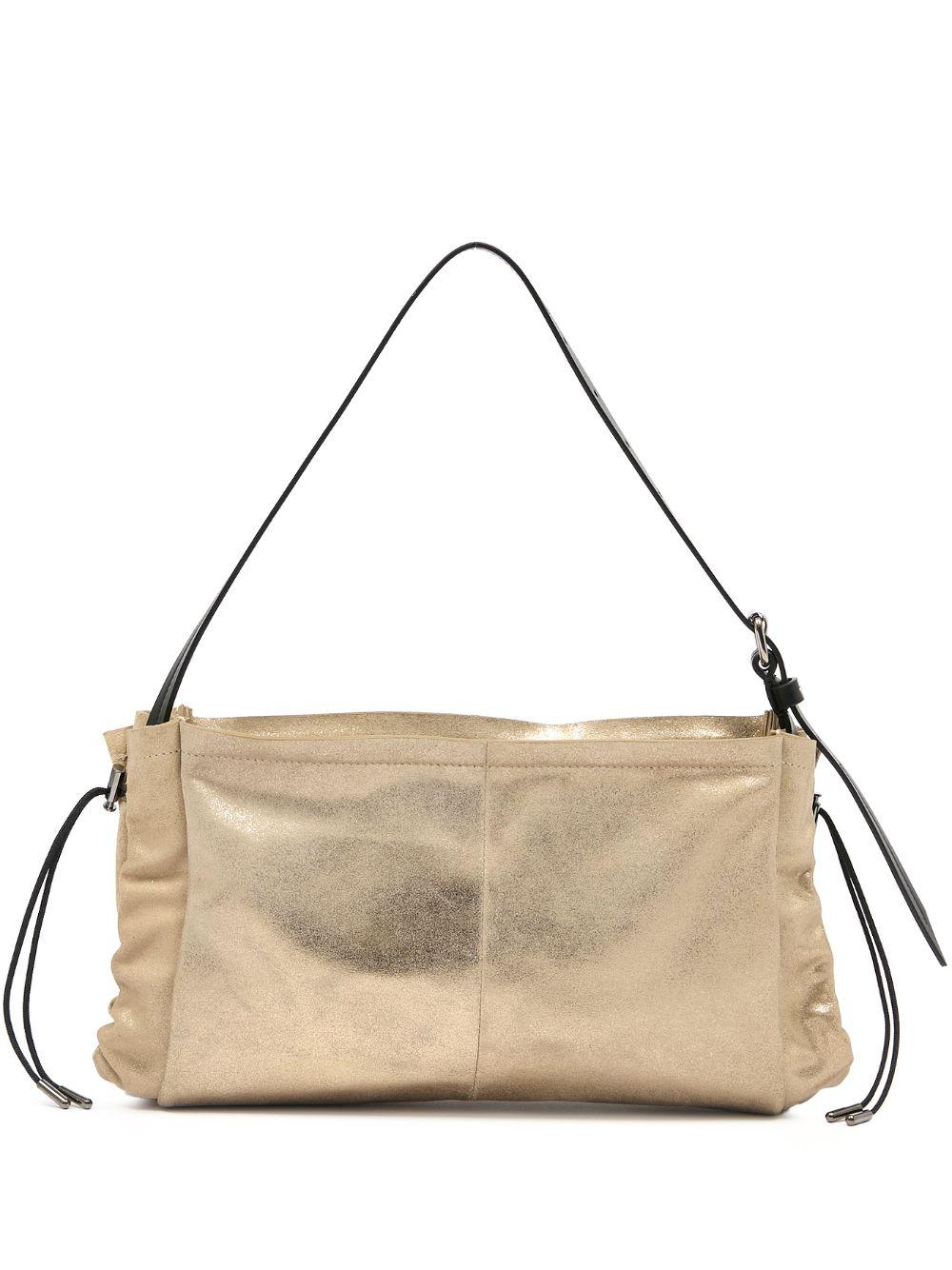 MAISON MARGIELA Borsa in pelle di vitello color oro