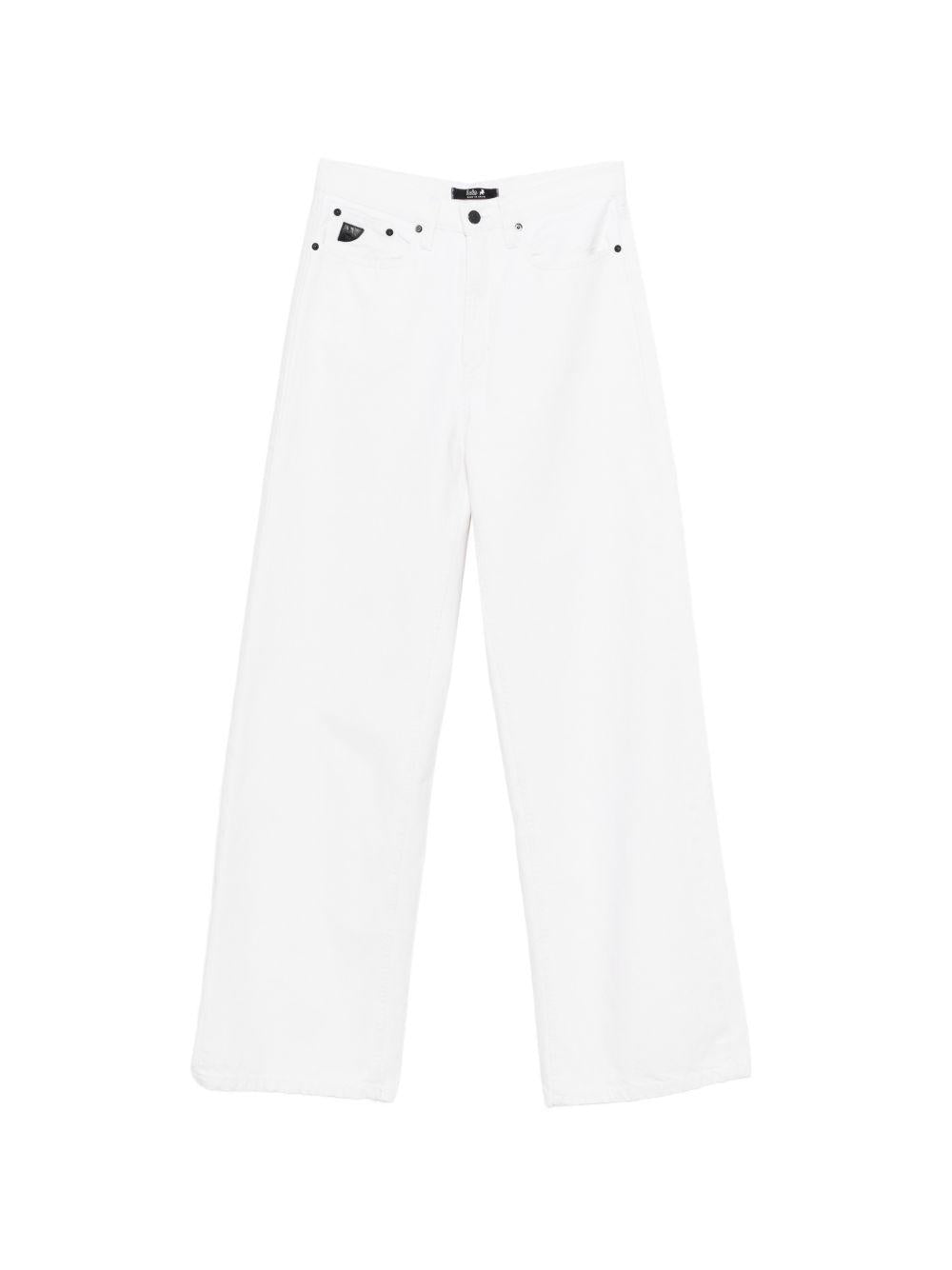 LOIS Jeans Skater Loose in denim di cotone bianco