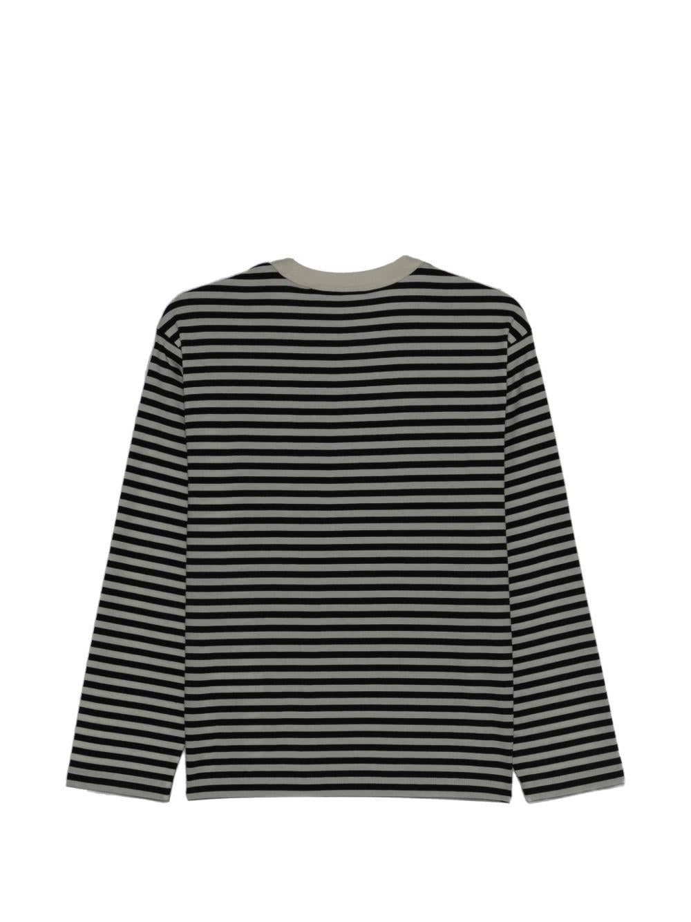 CARHARTT WIP T-shirt a righe bianche e nere