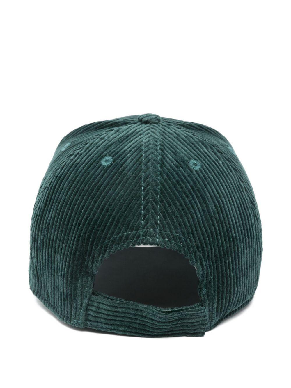 MC2 SAINT BARTH Cappello da baseball in velluto con logo