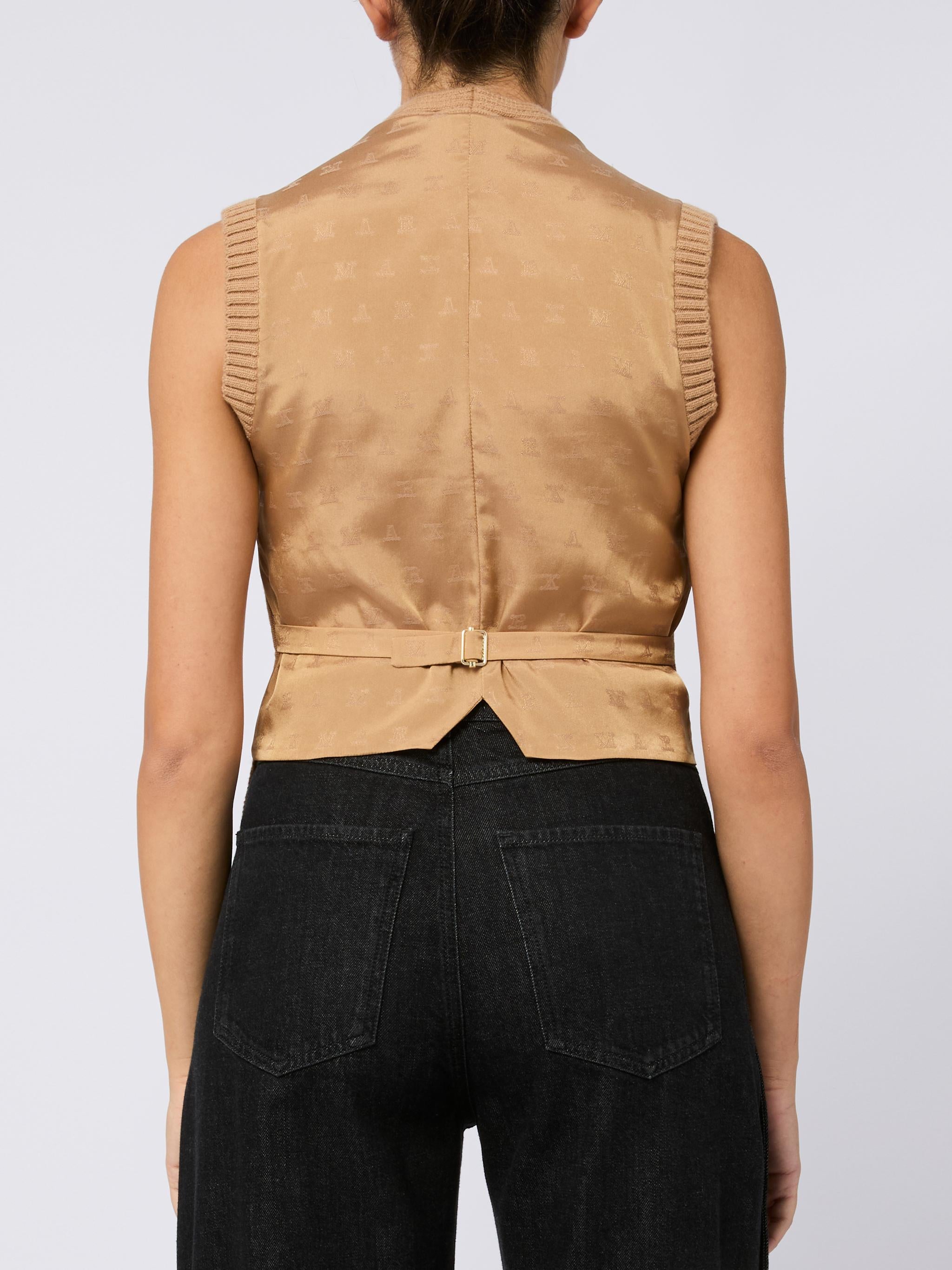 MAX MARA Gilet in maglia 'Madre'