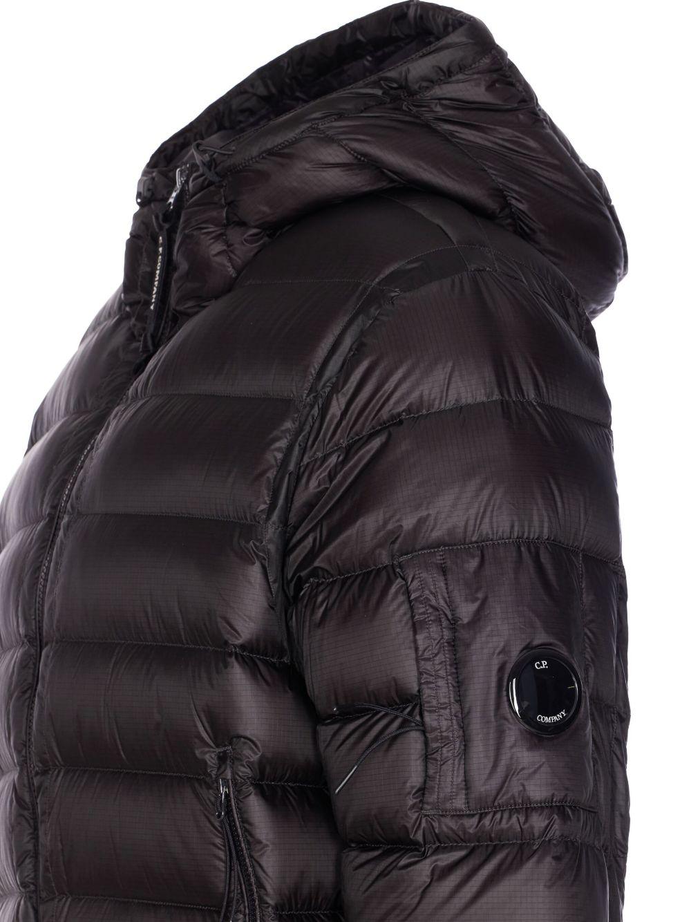 CP COMPANY Piumino nero realizzato in D.D. Shell