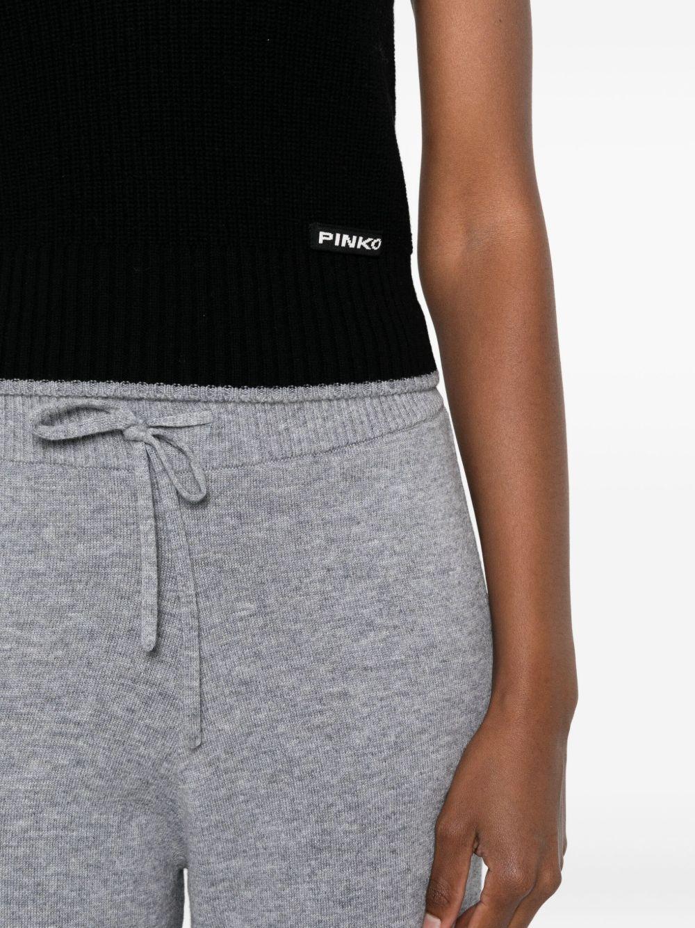 PINKO Gilet 'Stagnone' in lana e cashmere nero