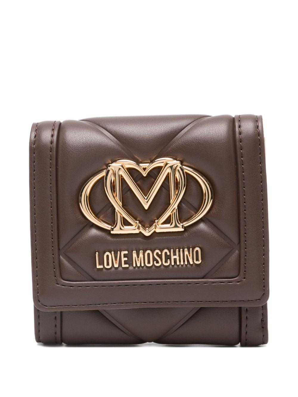 LOVE MOSCHINO Portafoglio trapuntato con logo