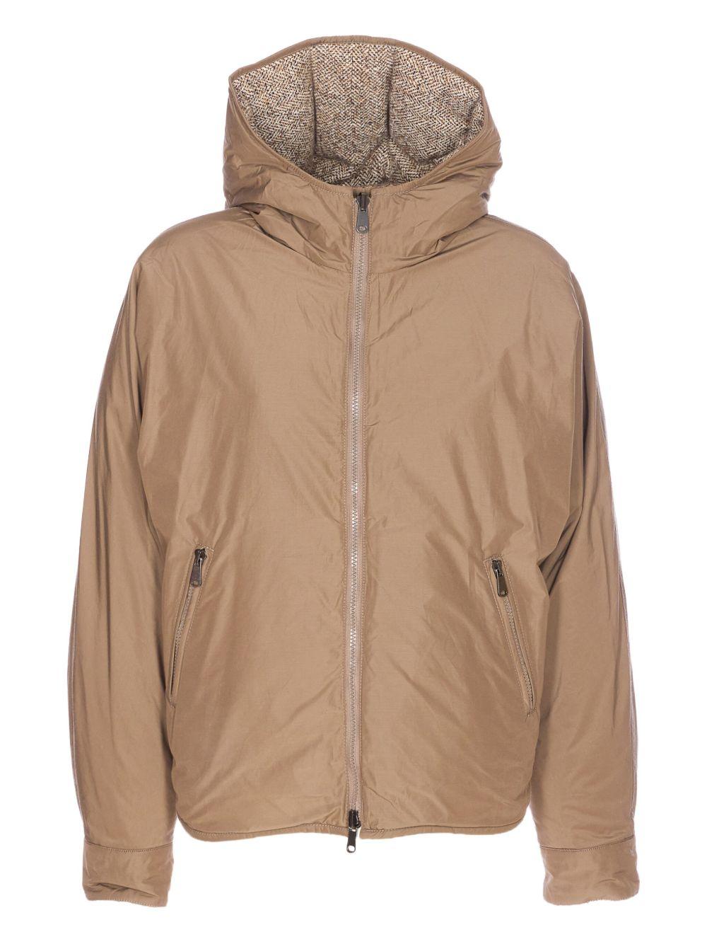 BRUNELLO CUCINELLI Piumino con motivo chevron