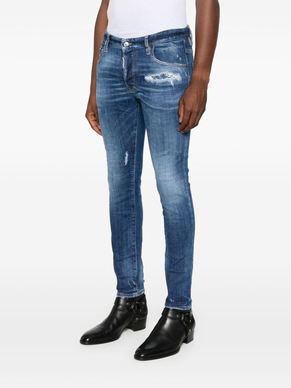 DSQUARED2 Jeans blu in cotone elasticizzato