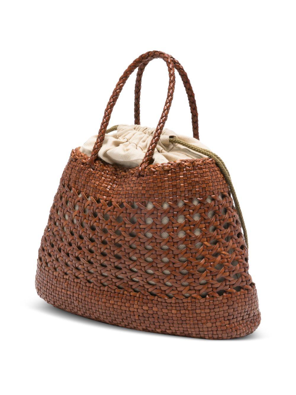 DRAGON DIFFUSION Borsa 'Santa Cano' marrone