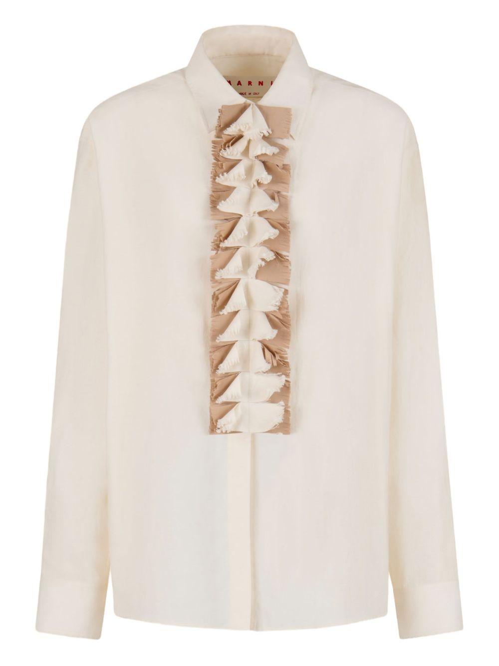 MARNI Blusa con ruches