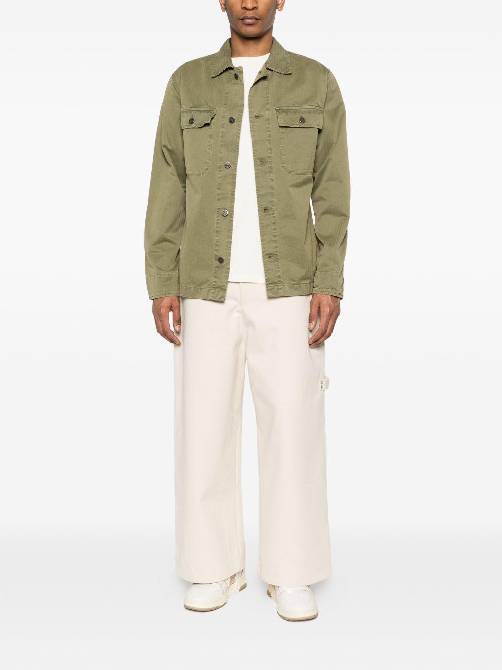 CHESAPEAKES Giacca verde militare con tasche