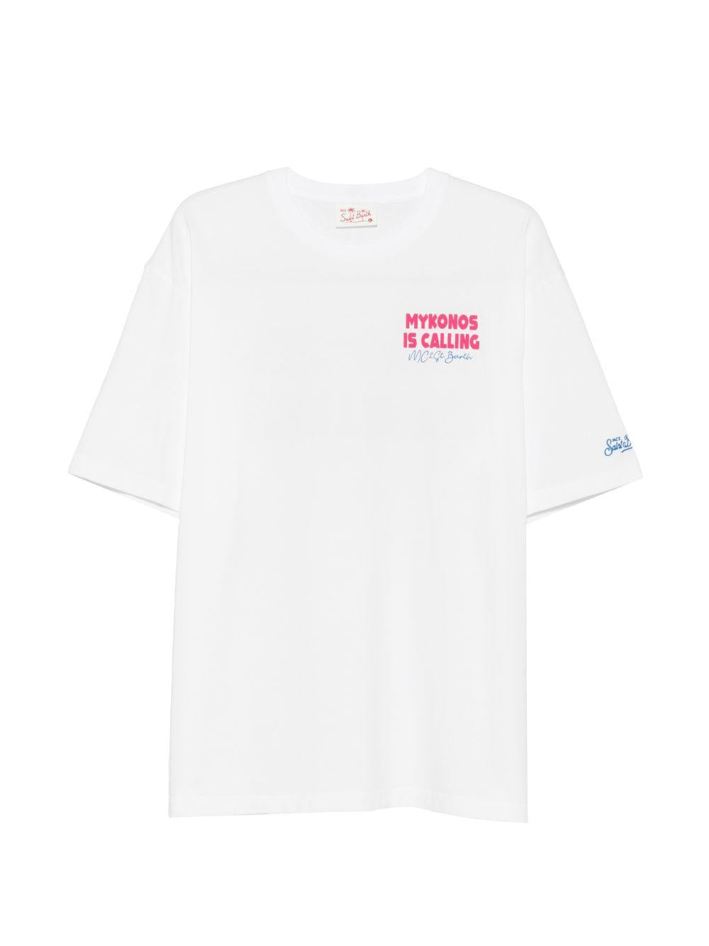 MC2 SAINT BARTH T-shirt Delmar in cotone con stampa